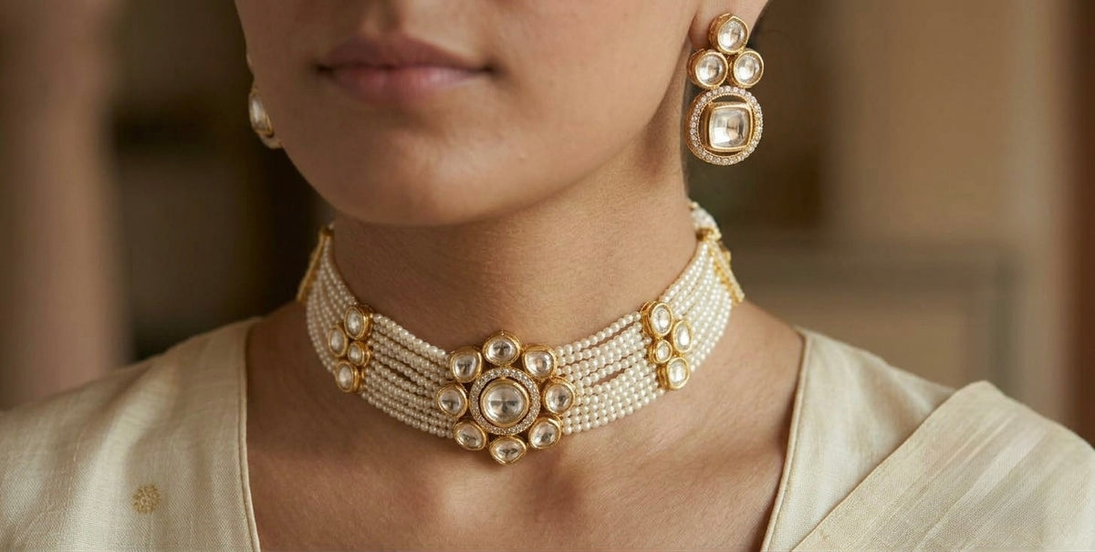 Rajsi Pearl Choker
