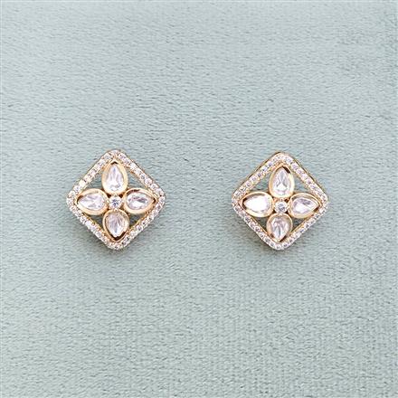 Square Kundan Classic Tops With Gold Plating