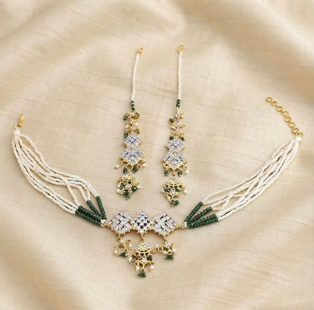 Noor-e-Nazakat AD Necklace