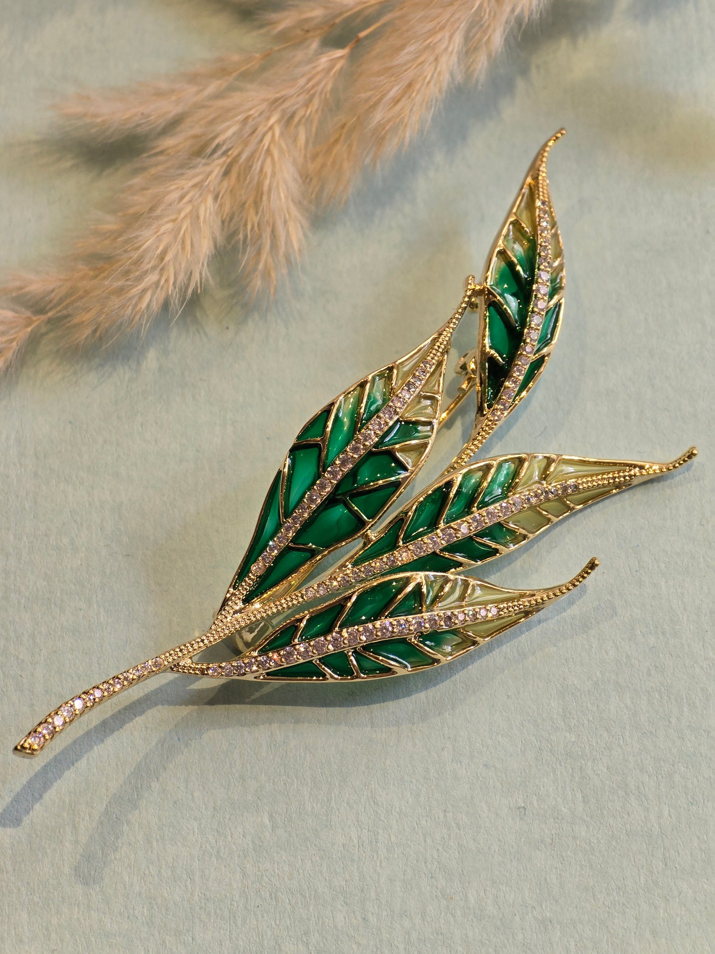 Leaf Luxe Western Brooch