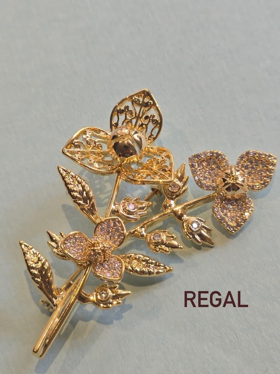 Golden Bloom Brooch