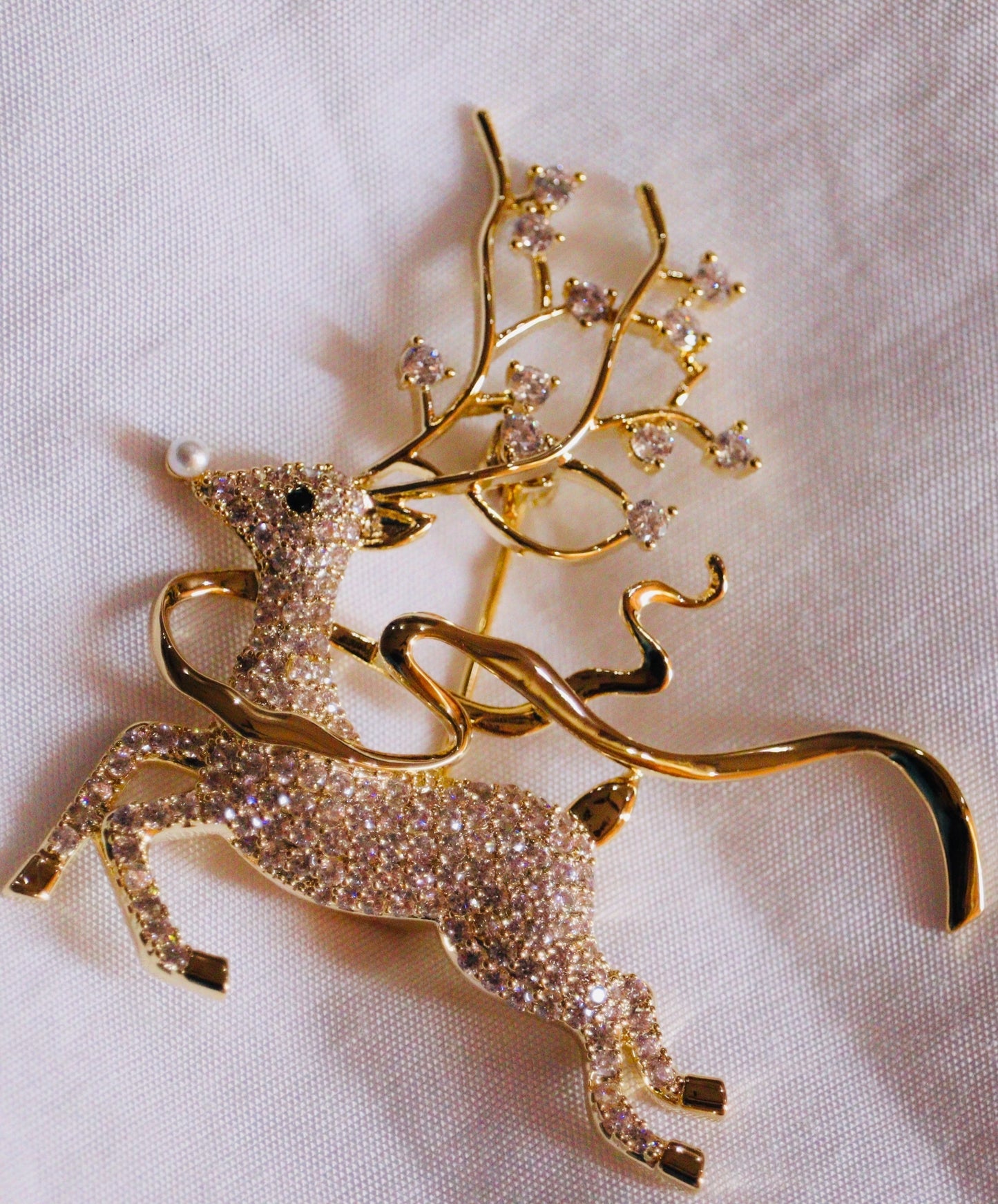 Deer Western Brooch