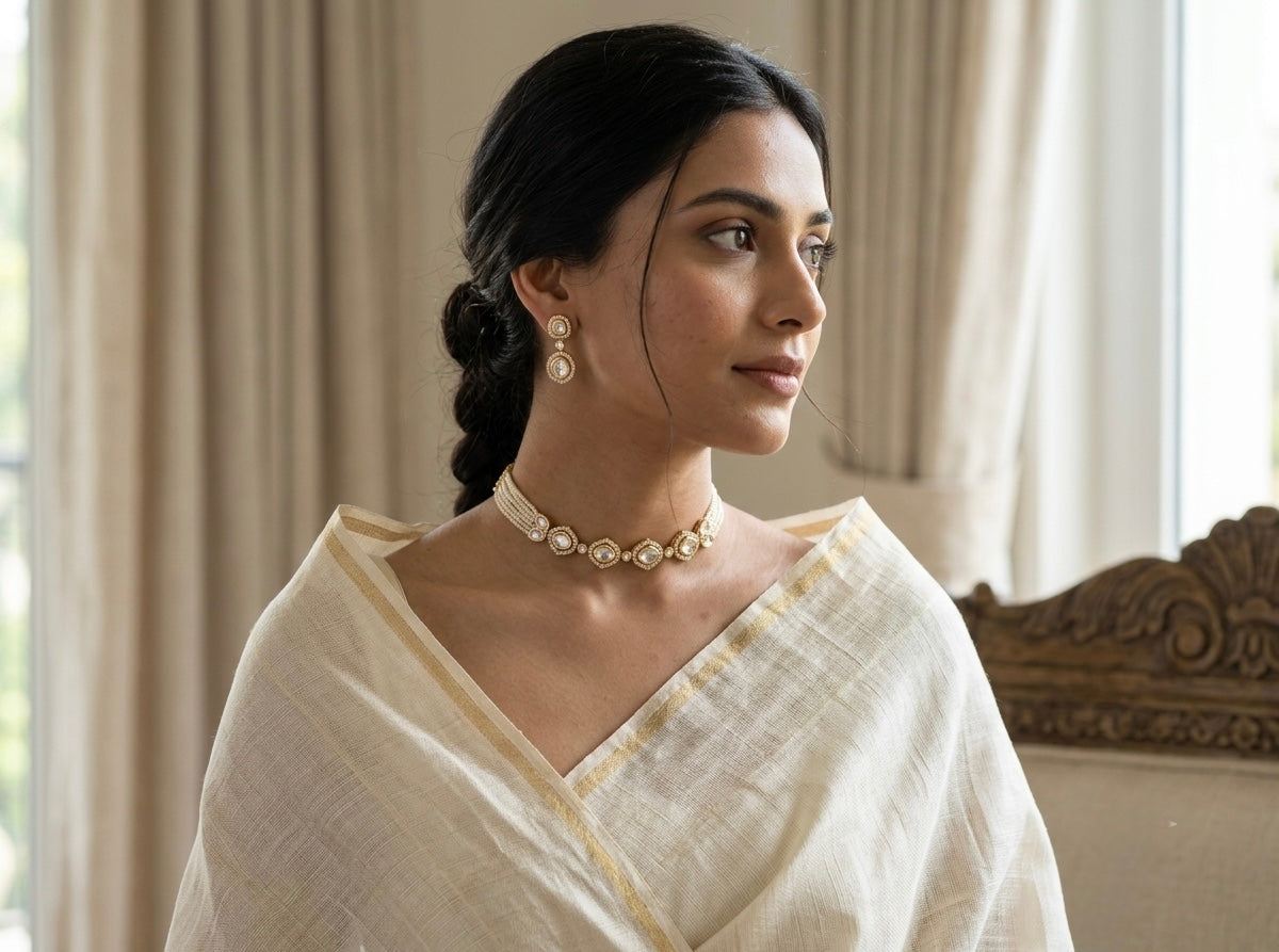 Moti Darbar Kundan Choker