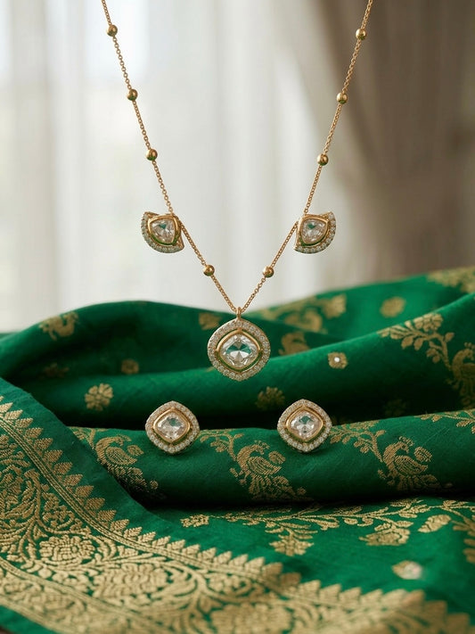 Nazakat Kundan Pendant
