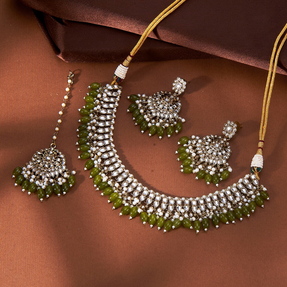 Heritage Glow- Indo Western Classic Necklace