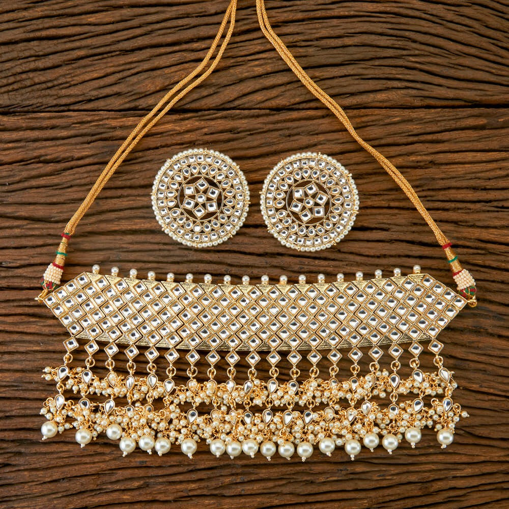 Golden Aura- Indo Western Choker Necklace