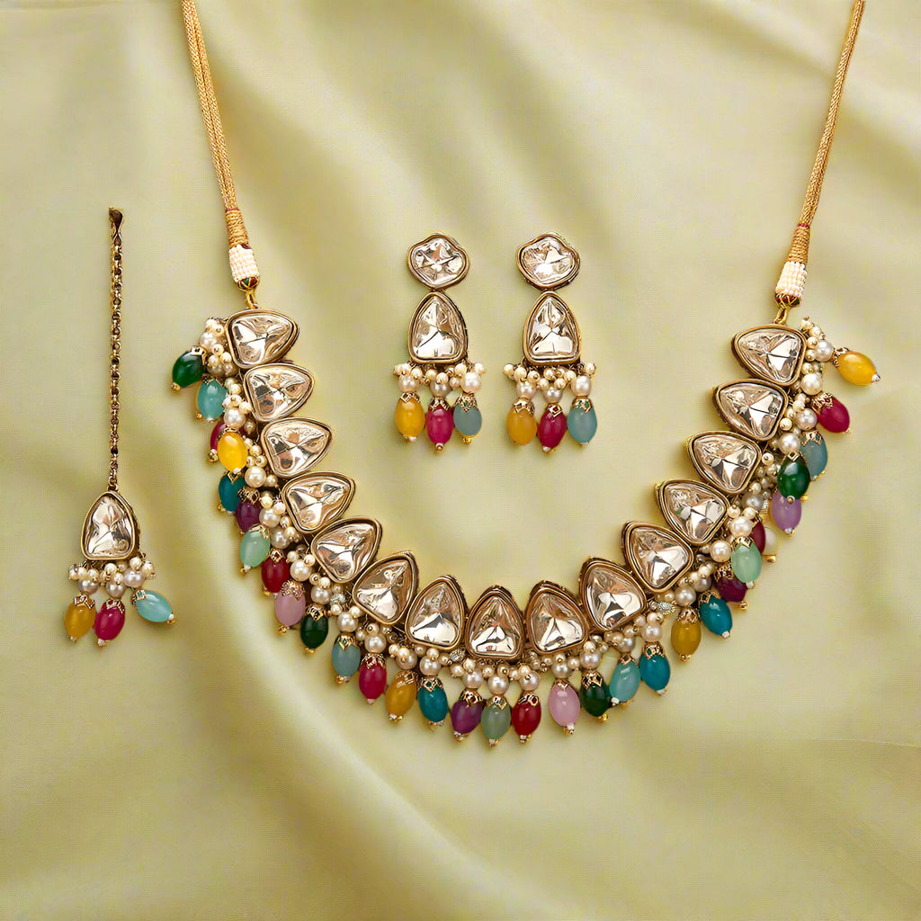 Ethereal Fusion- Indo Western Classic Necklace
