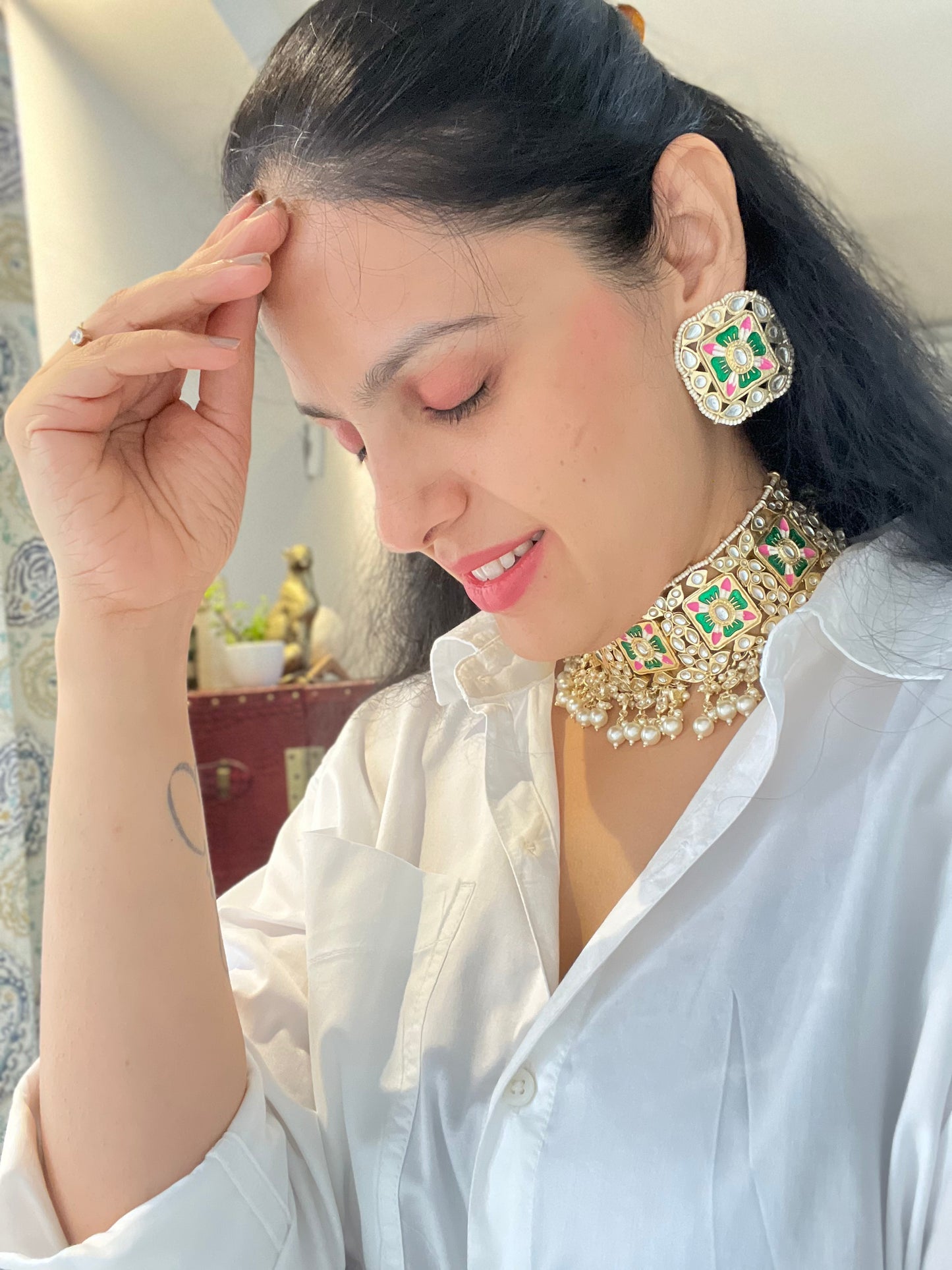 Ornara- Indo Western Choker Necklace