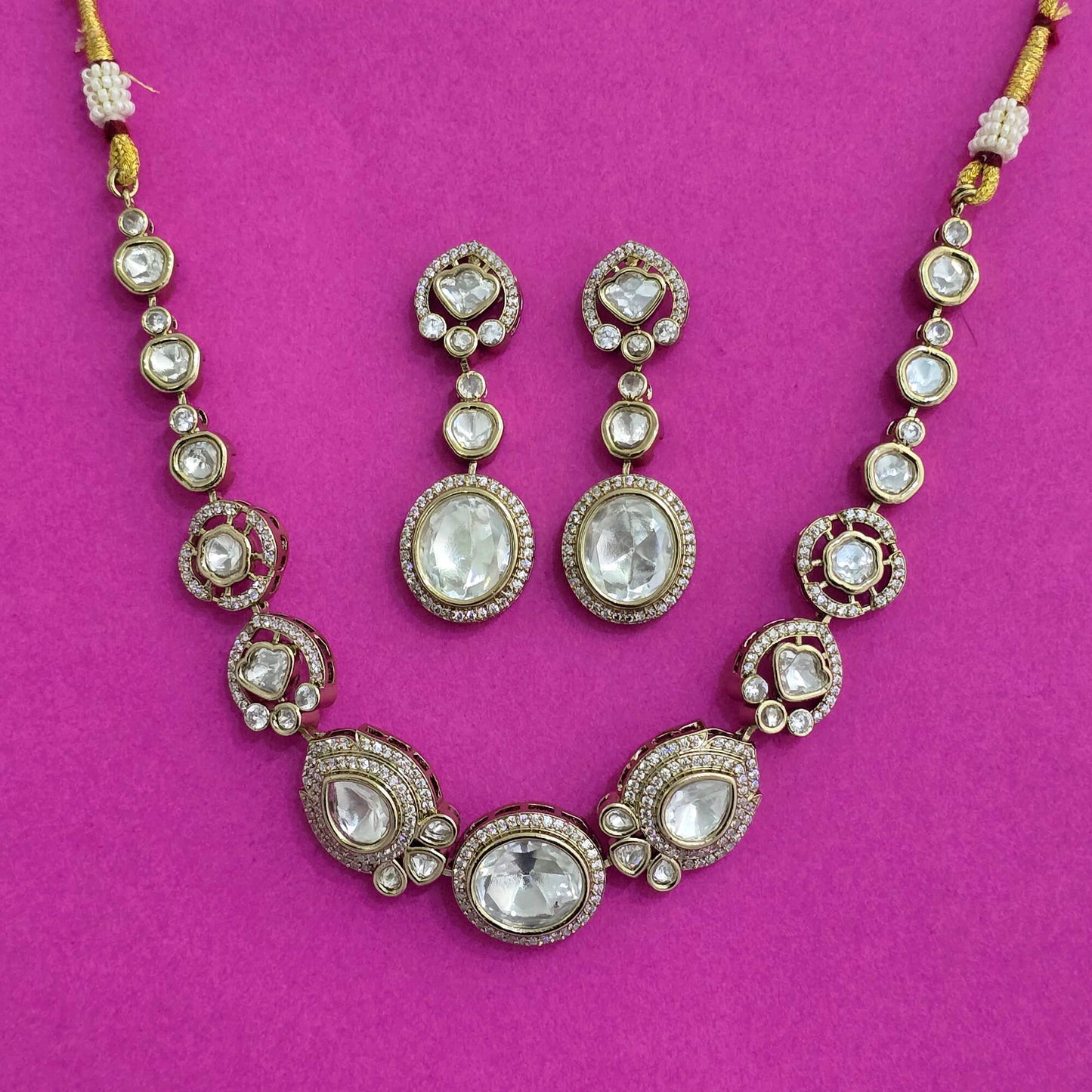 Ratnabharana Kundan Classic Necklace Set