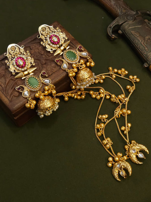 Kanika Indo Western Kashmiri Earrings