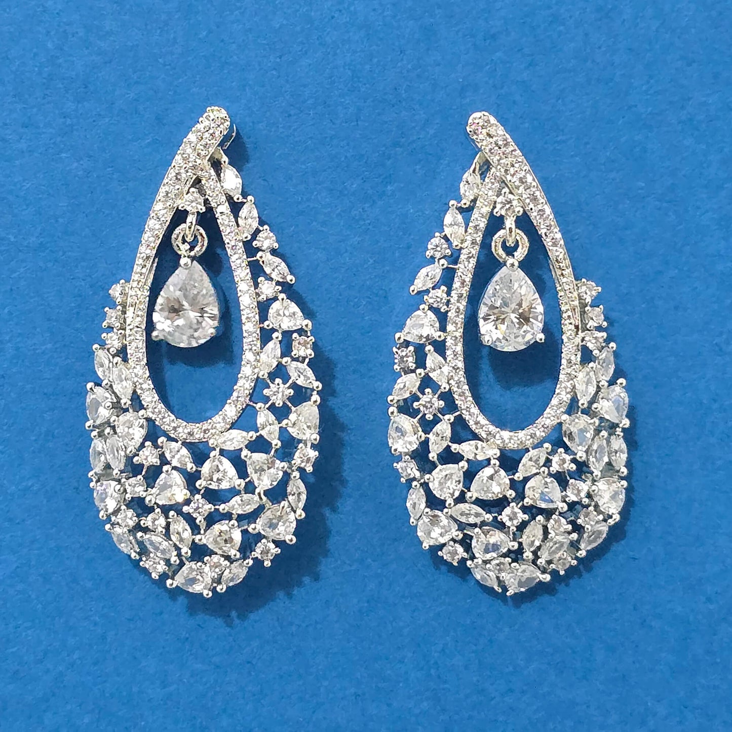 American Diamond Celeste Danglers