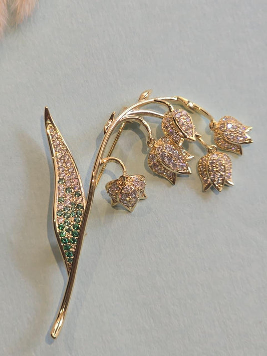 Leaf & Bud Western Brooch