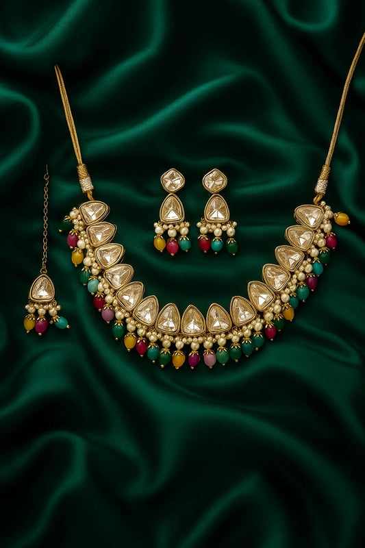 Ethereal Fusion- Indo Western Classic Necklace